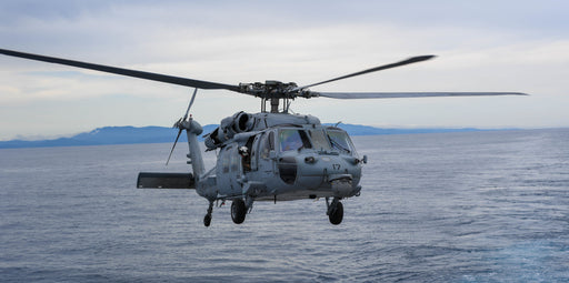 HSC-22 about to land on deck