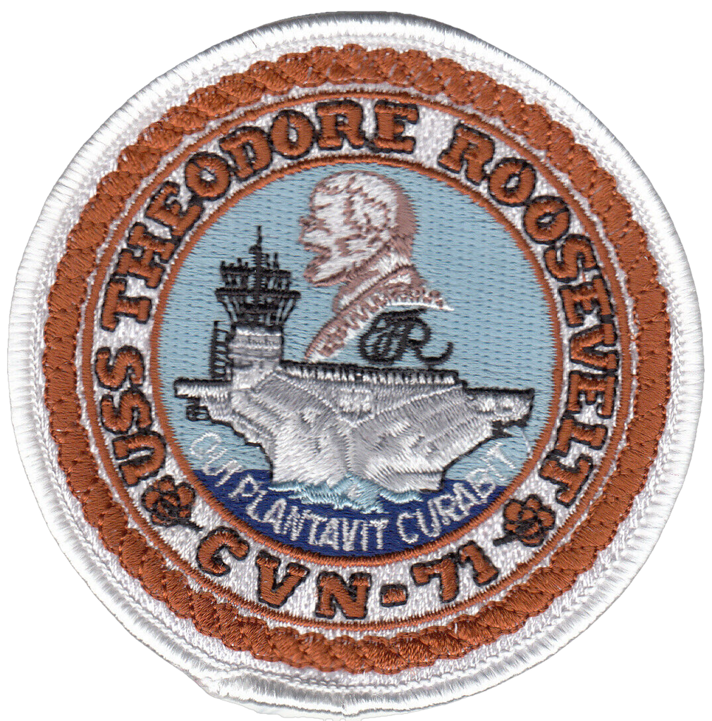 USS THEODORE ROOSEVELT CVN-71 CHEST PATCH - PatchQuest
