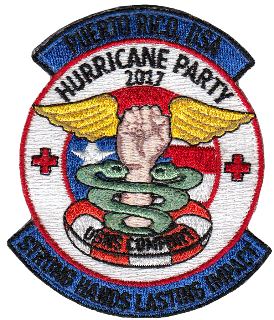 HSC-22 HURRICANE PARTY 2017 PUERTO RICO, USA PATCH - PatchQuest