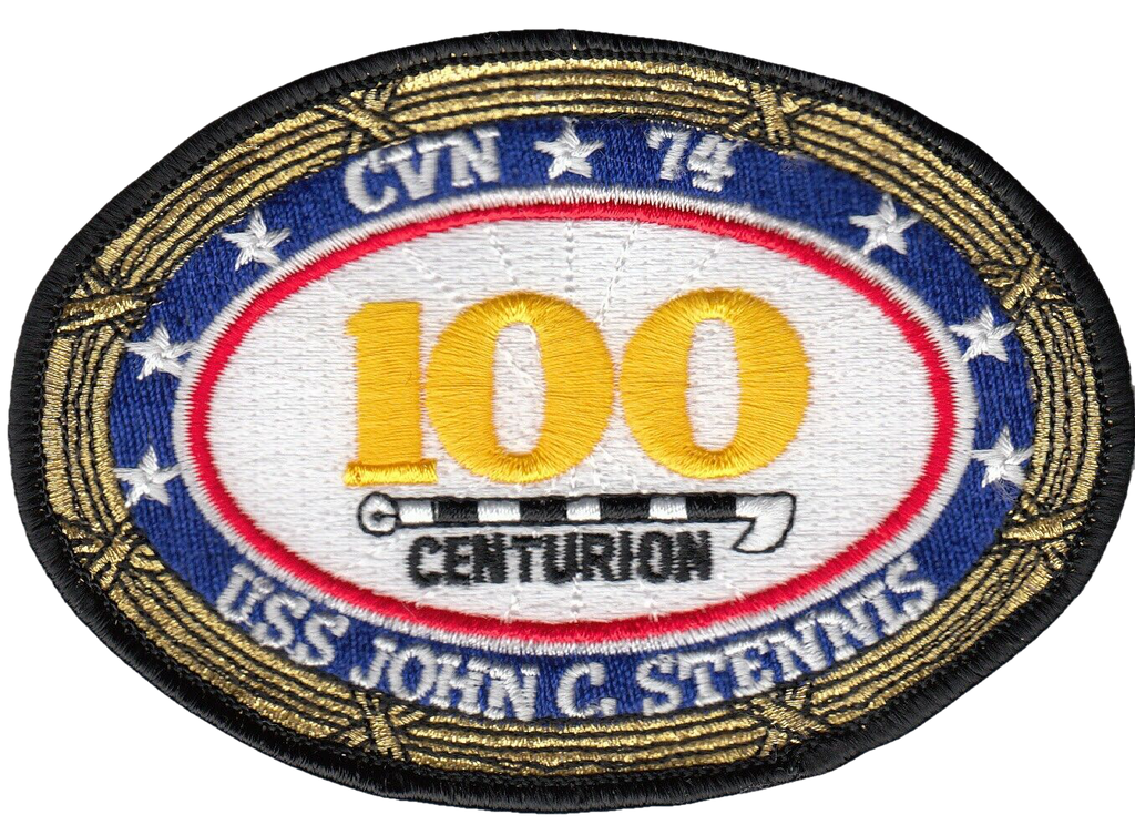 USS JOHN C. STENNIS 100 CENTURION PATCH - PatchQuest