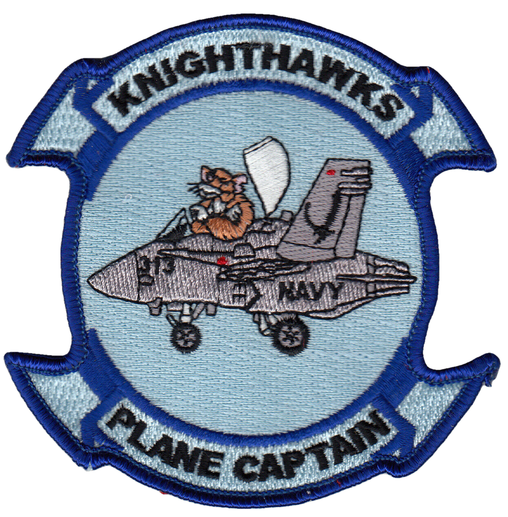 VFA-136 KNIGHTHAWKS PLANE CAPTAIN JET PATCH - PatchQuest