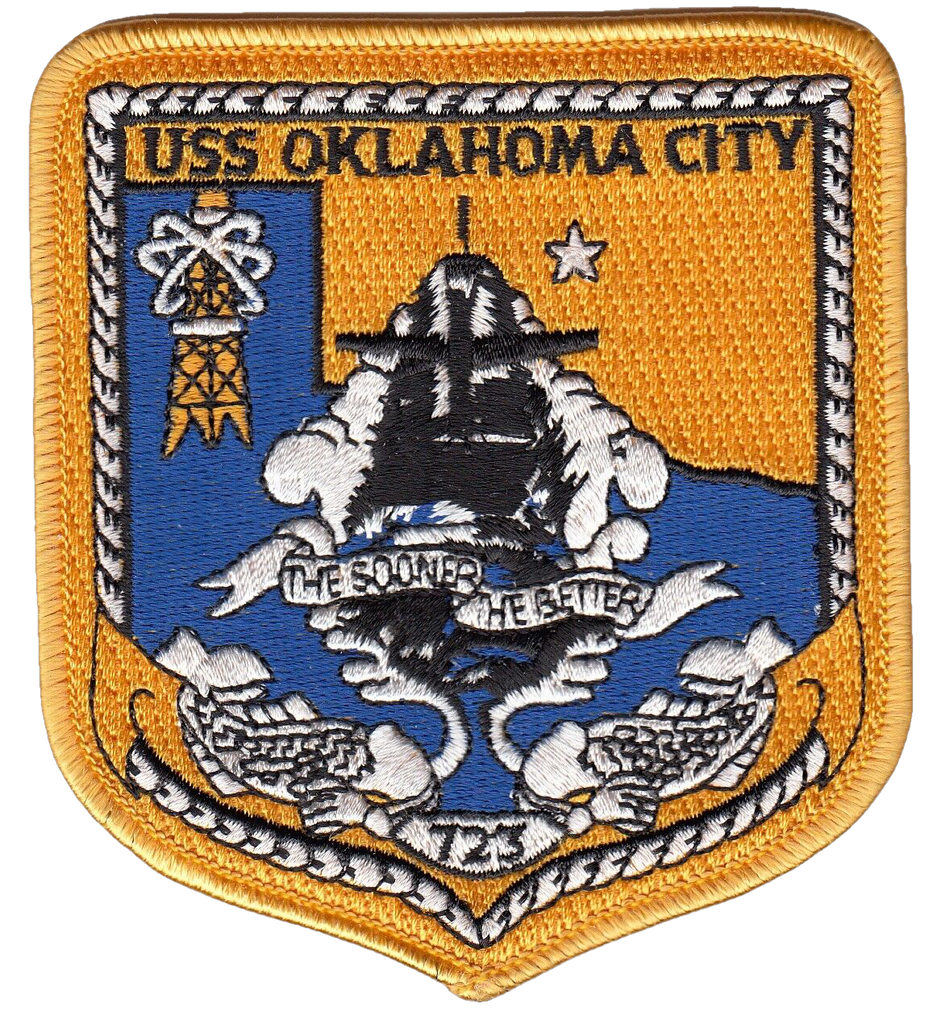 USS OKLAHOMA CITY SSN-723 PATCH - PatchQuest