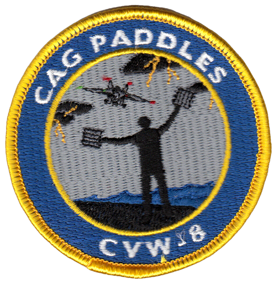 CVW-8 CAG PADDLES DAY SHOULDER PATCH - PatchQuest