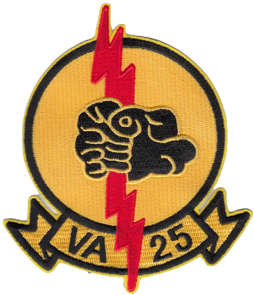 VA-25 FIST OF THE FLEET THROWBACK CHEST PATCH [Item 025003] - PatchQuest