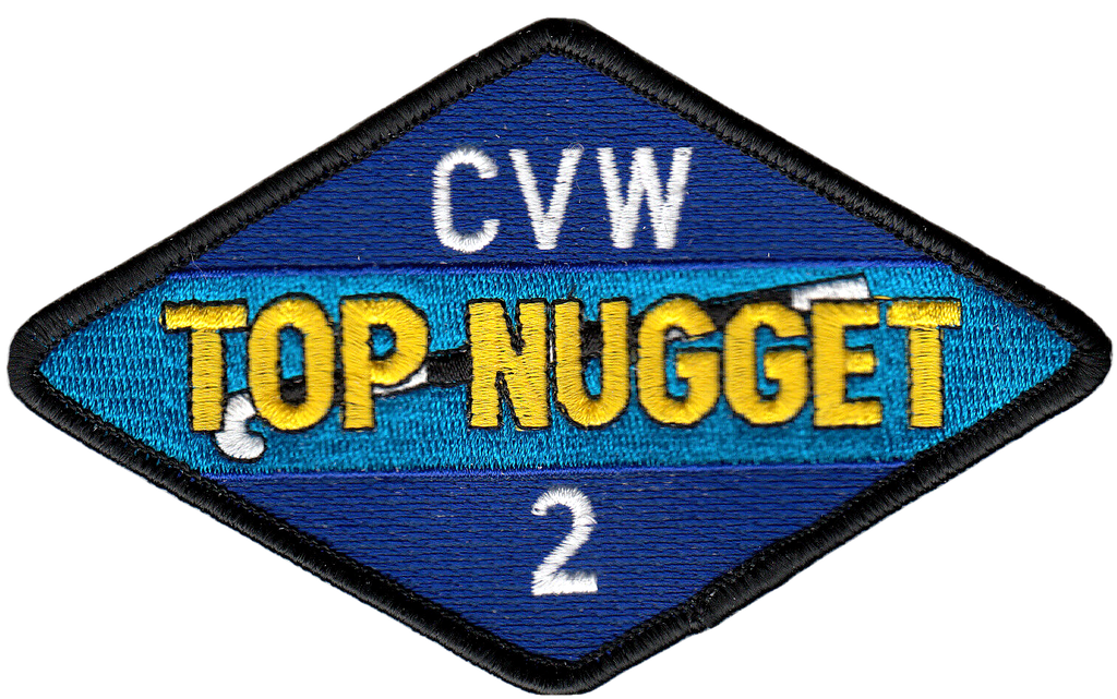 CARRIER AIR WING 2 TOP NUGGET PATCH - PatchQuest