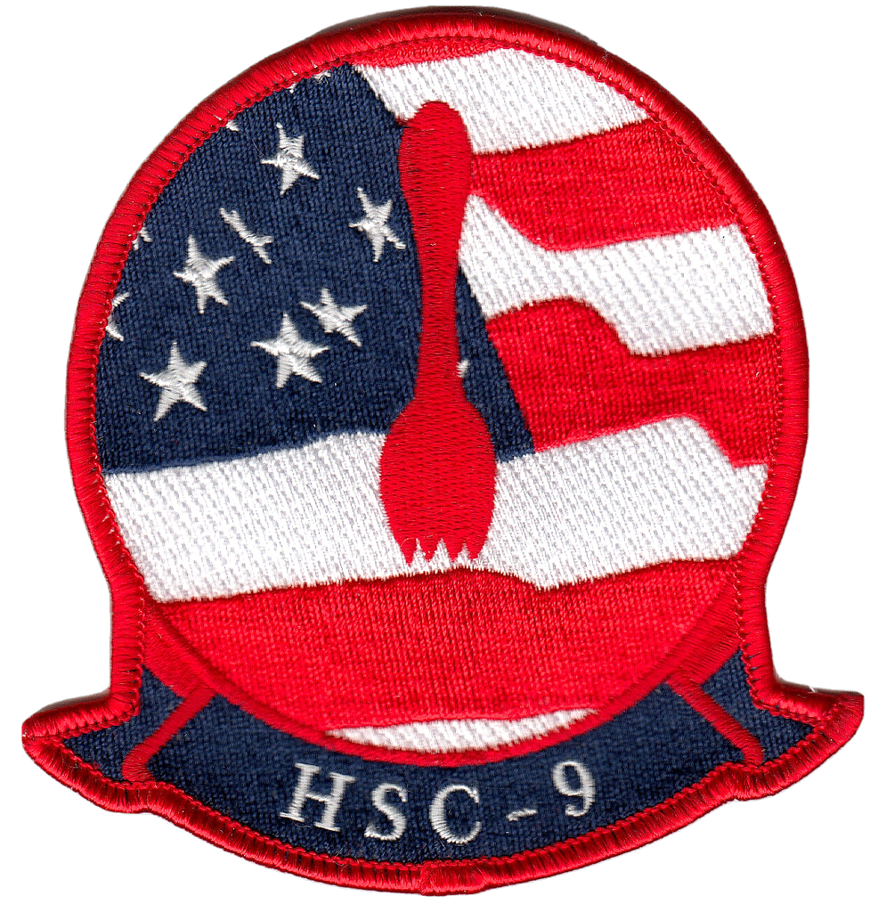 HSC-9 TRIDENTS  SPORK U.S. FLAG CHEST PATCH - PatchQuest