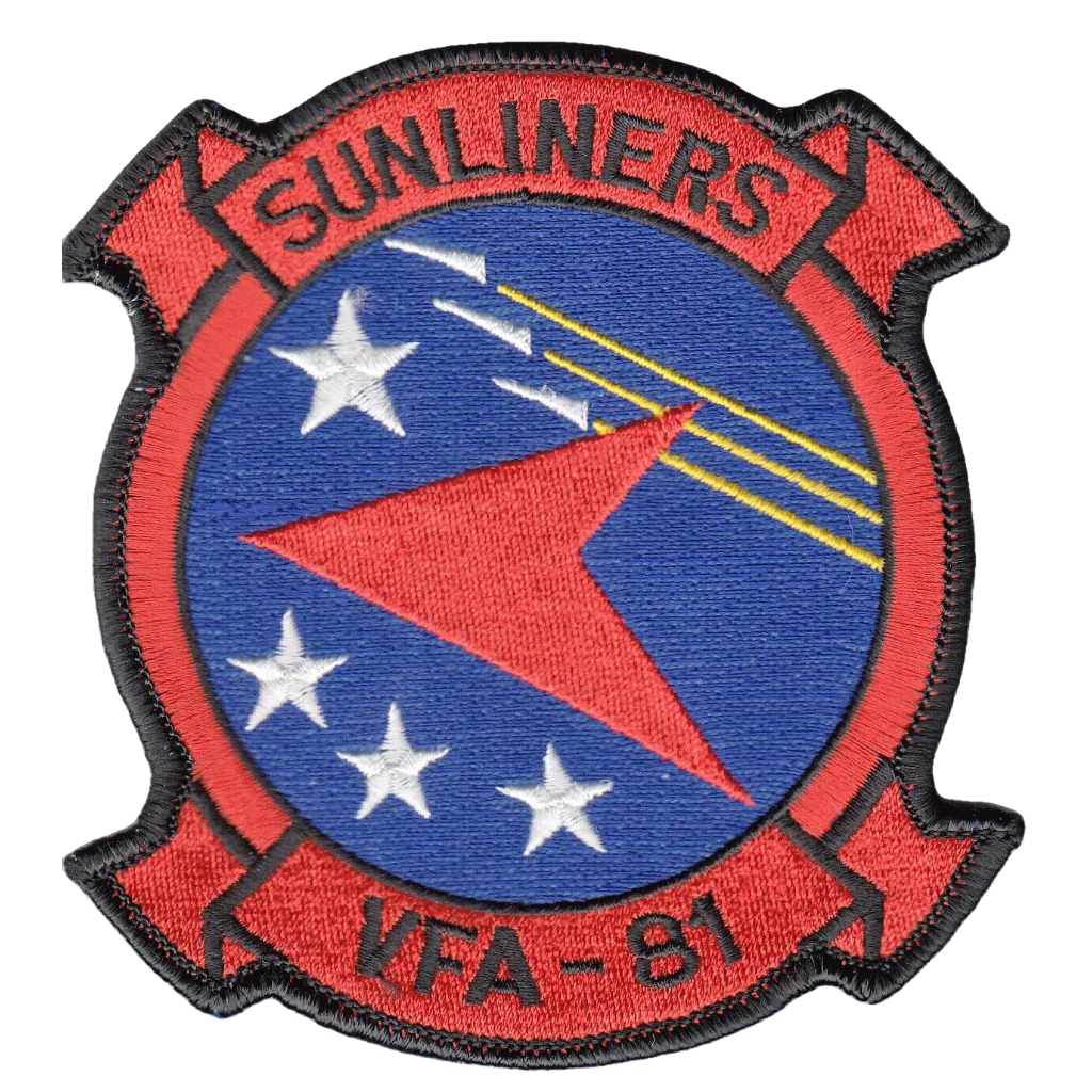 VFA-81 SUNLINERS CHEST PATCH - PatchQuest
