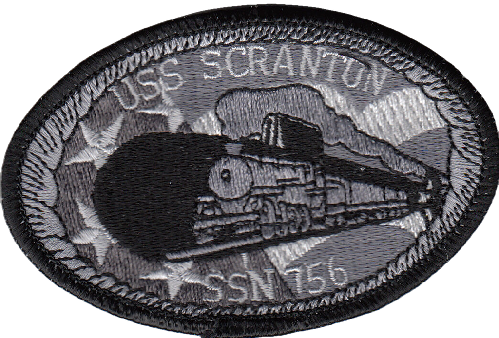 USS SCRANTON SSN-756 SUBDUED OVAL PATCH - PatchQuest