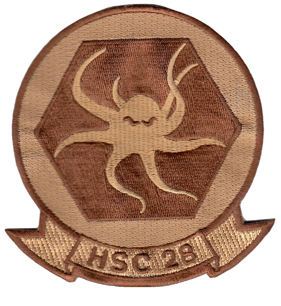 HSC-28 DRAGON WHALES DESERT COMMAND CHEST PATCH - PatchQuest