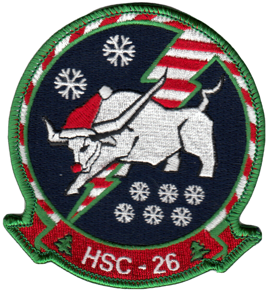 HSC-26 CHARGERS CHRISTMAS CHEST PATCH - PatchQuest