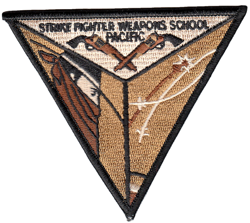 STRIKE FIGHTER WEAPONS SCHOOL PACIFIC DESERT COMMAND CHEST PATCH - PatchQuest