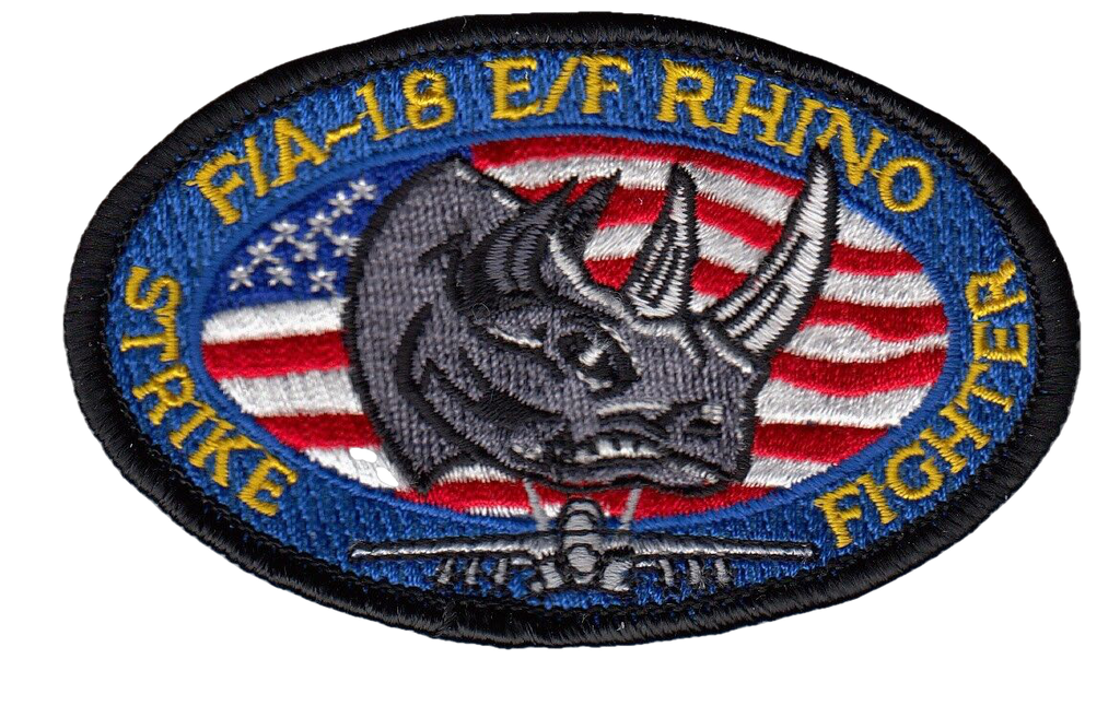 VFA-122 FLYING EAGLES F/A-18 E/F RHINO OVAL SHOULDER PATCH - PatchQuest