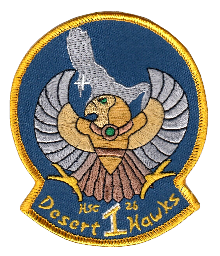 HSC-26 CHARGERS DESERT 1 HAWKS PATCH - PatchQuest