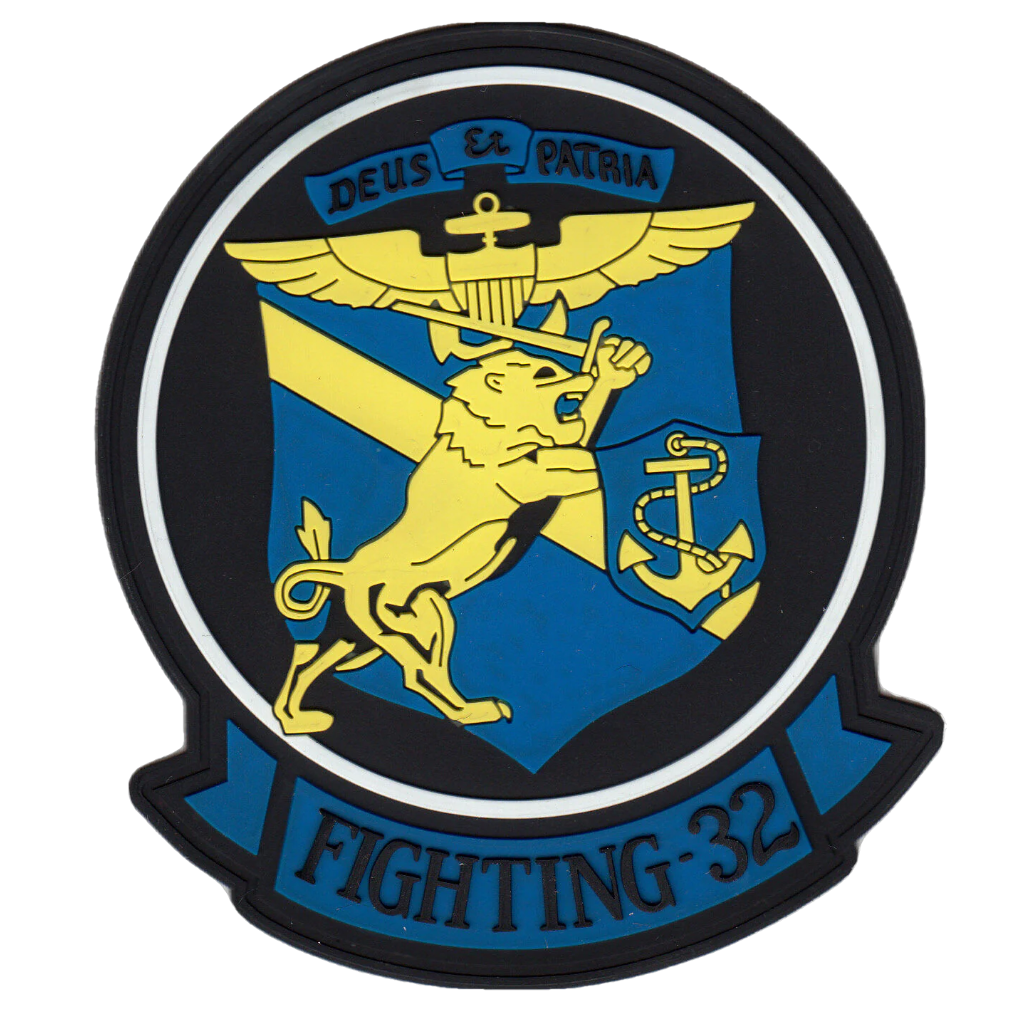 FIGHTING 32 COMMAND CHEST PVC (SOFT RUBBER) PATCH - PatchQuest