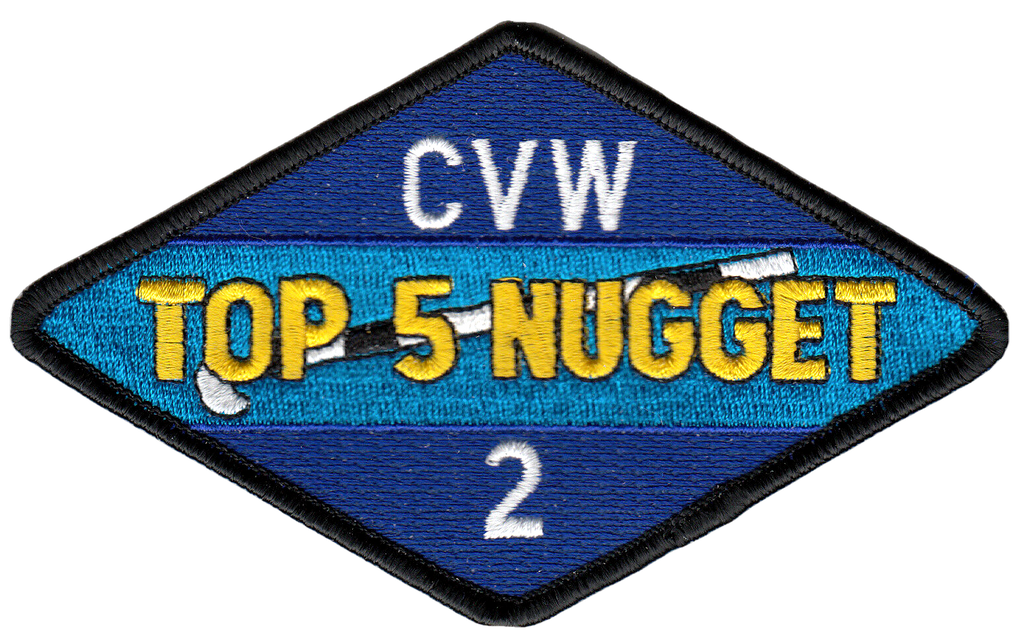 CARRIER AIR WING 2 TOP FIVE NUGGET PATCH - PatchQuest