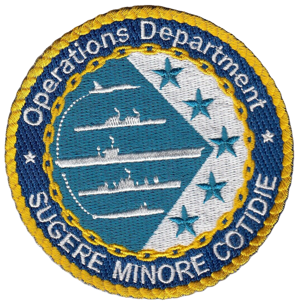 OPERATIONS DEPARTMENT SUGERE MINORE COTIDIE PATCH - PatchQuest