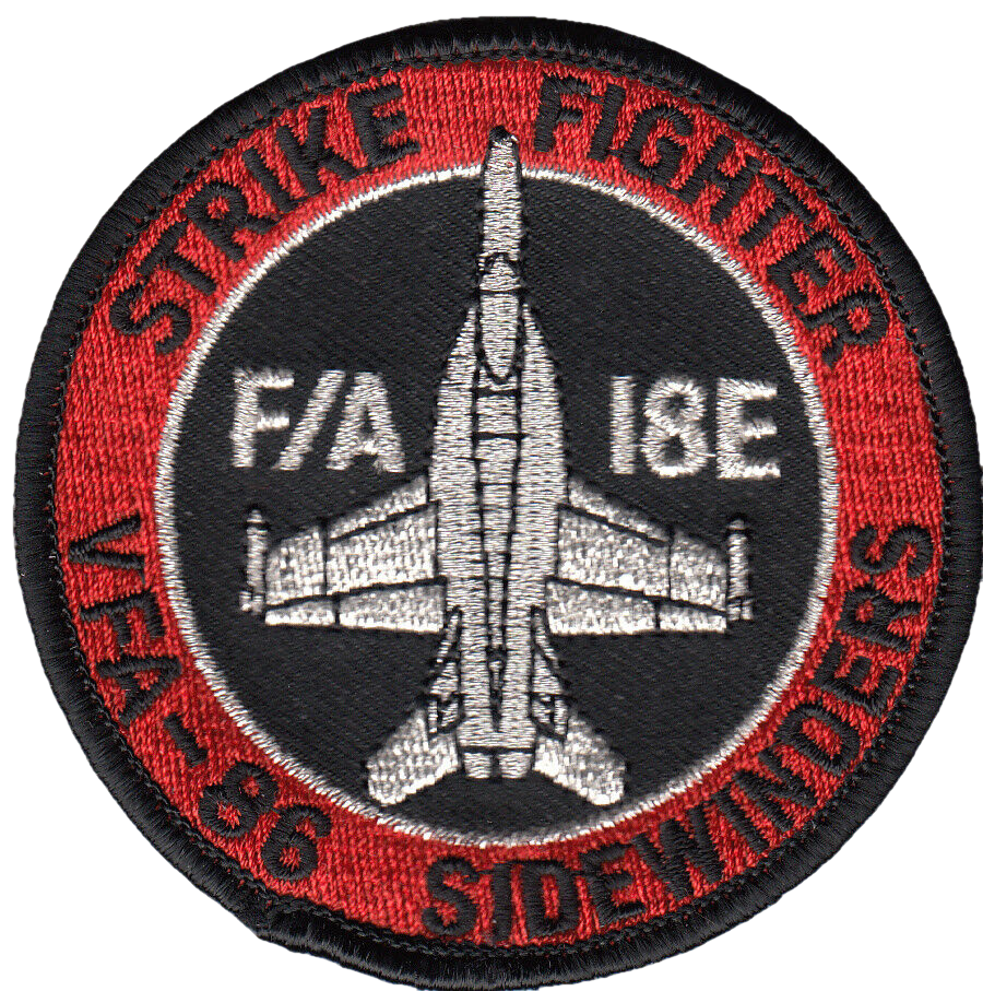 VFA-86 SIDEWINDERS  STRIKE FIGHTER F/A-18E SHOULDER PATCH - PatchQuest