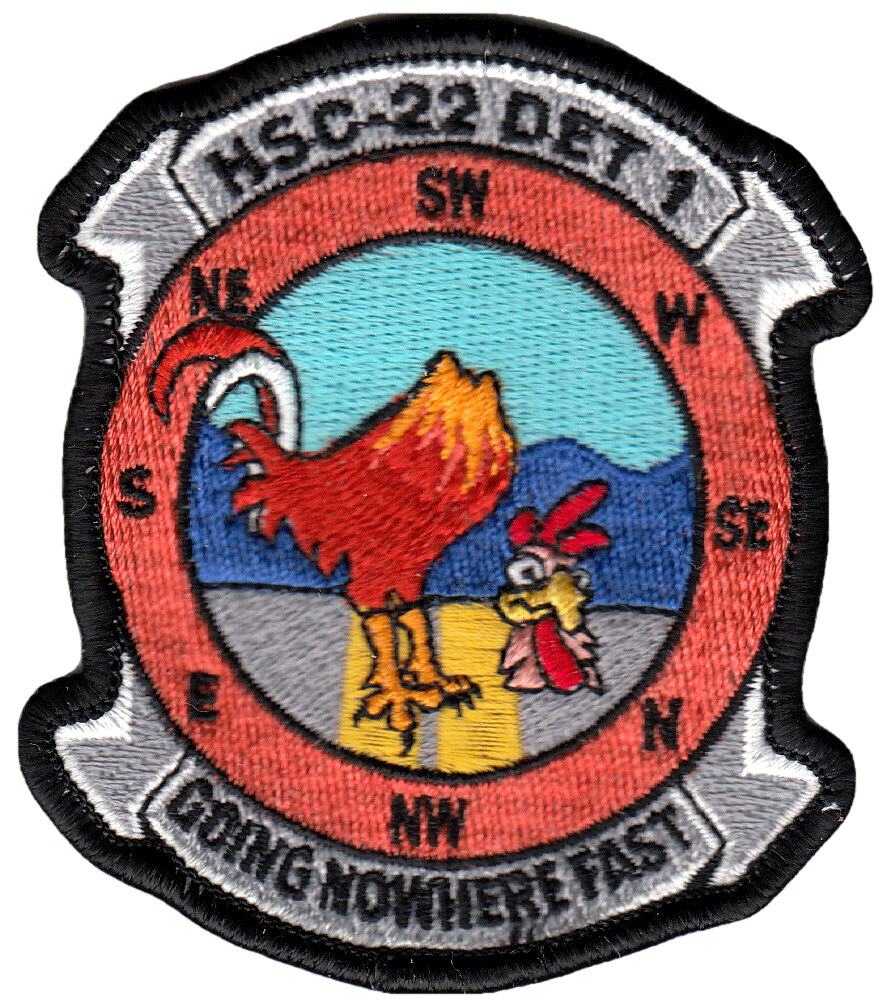 HSC-22 DET 1 GOING NOWHERE FAST SHOULDER PATCH - PatchQuest