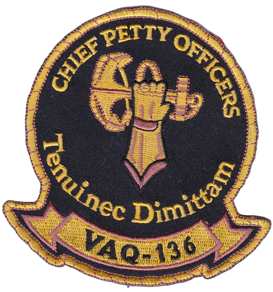VAQ-136 GAUNTLETS CHIEF PETTY OFFICERS PATCH [Item 136000] - PatchQuest