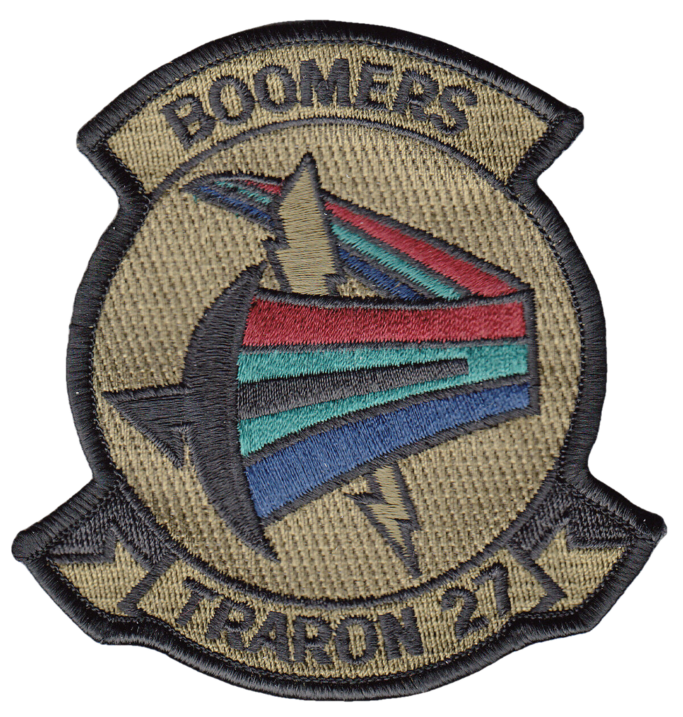 TRARON 27 BOOMERS OD GREEN STANDARD CHEST PATCH - PatchQuest