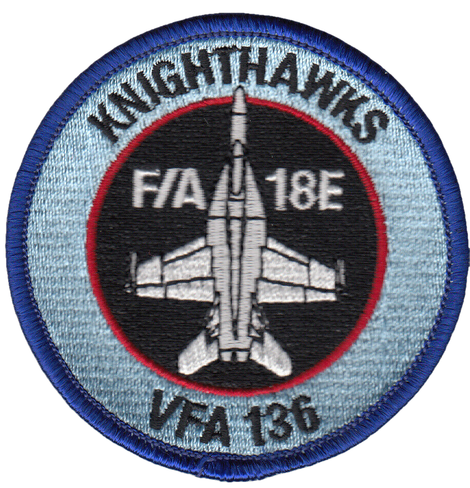 VFA-136 KNIGHTHAWKS F/A-18E SHOULDER PATCH - PatchQuest