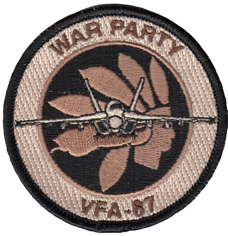 VFA-87 WAR PARTY DESERT SHOULDER PATCH - PatchQuest