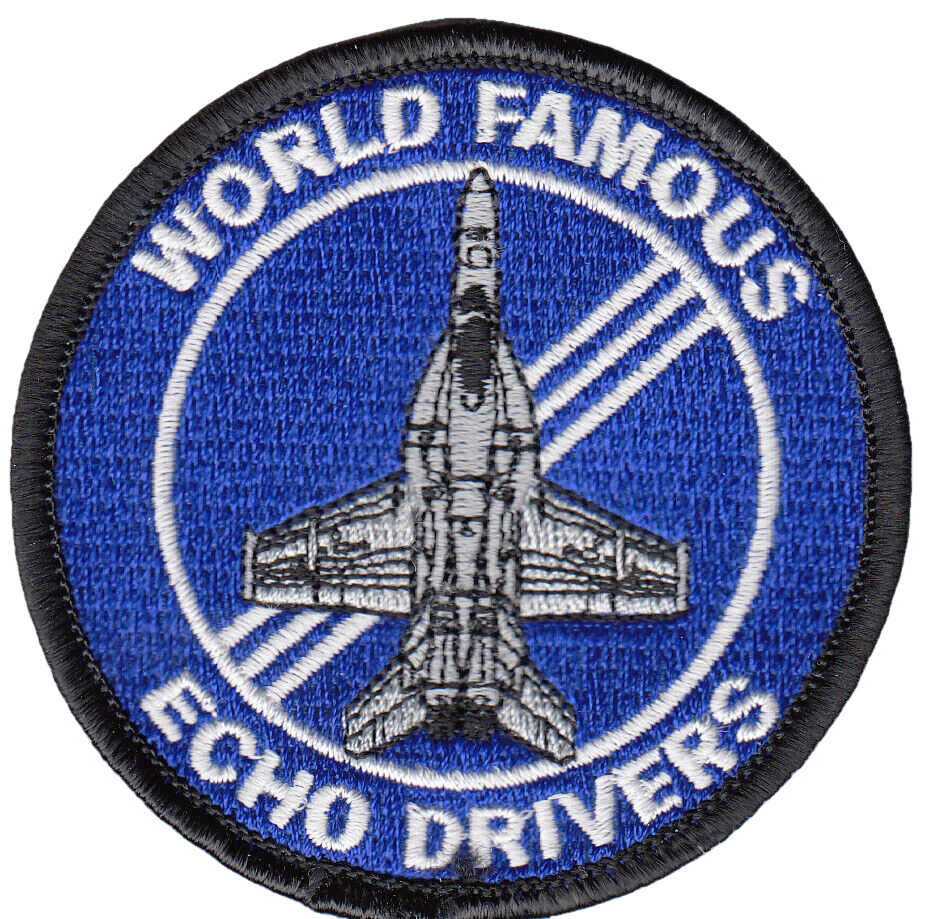 VFA-143 PUKIN' DOGS WORLD FAMOUS ECHO DRIVERS SHOULDER PATCH - PatchQuest