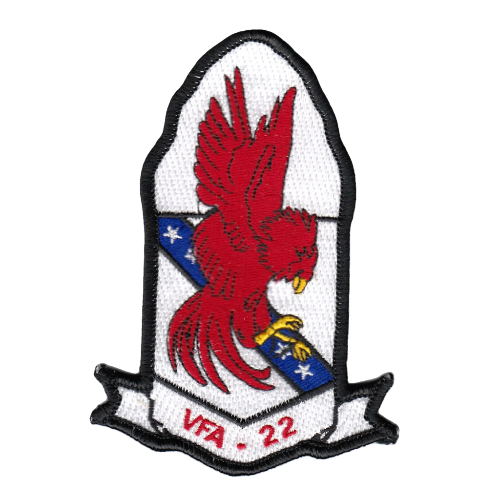 VFA-22 FIGHTING REDCOCKS COMMAND PATCH [Item 022006] - PatchQuest