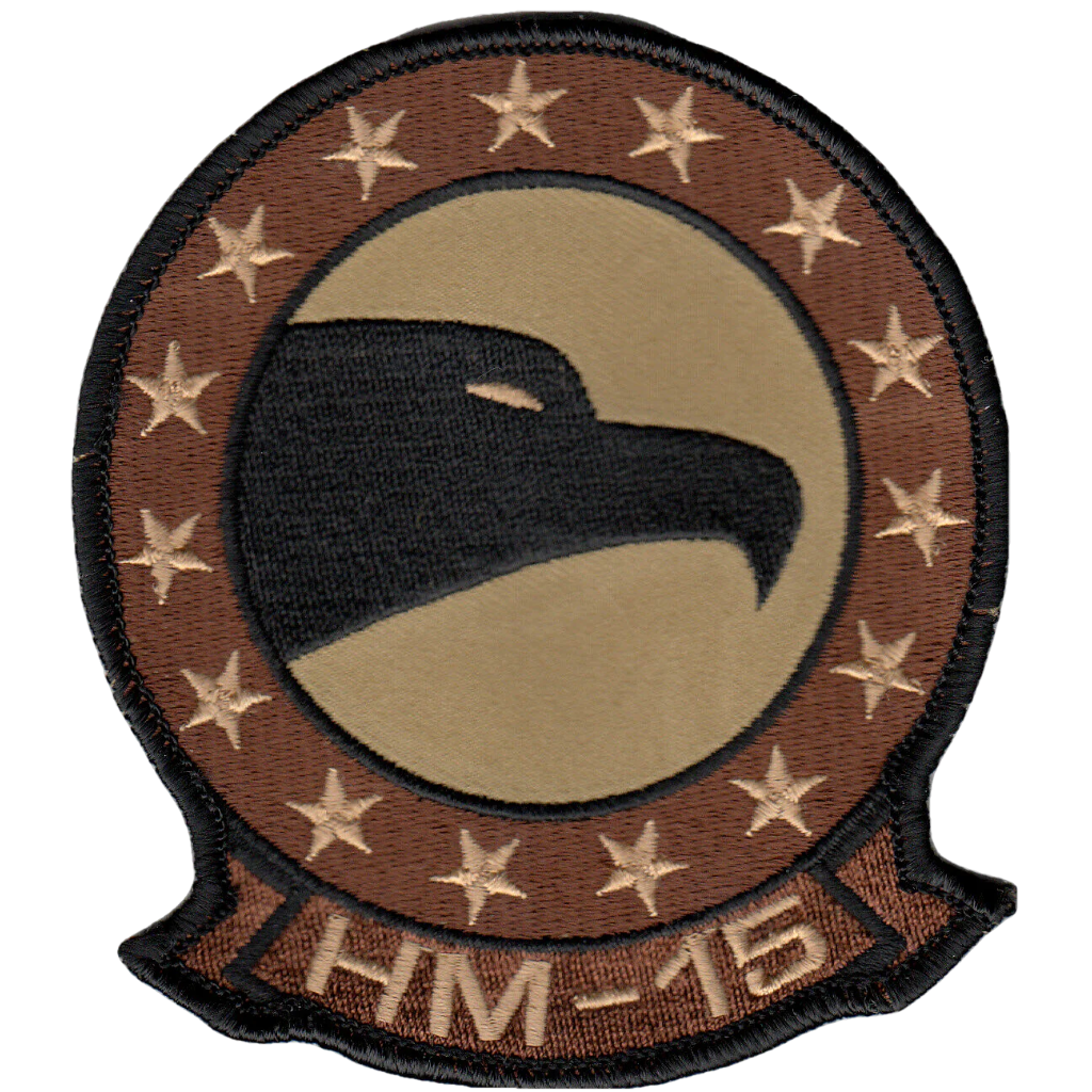 HM-15 BLACKHAWKS DESERT CHEST PATCH - PatchQuest