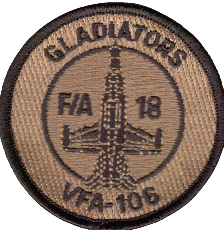 VFA-106 GLADIATORS DESERT SHOULDER PATCH - PatchQuest