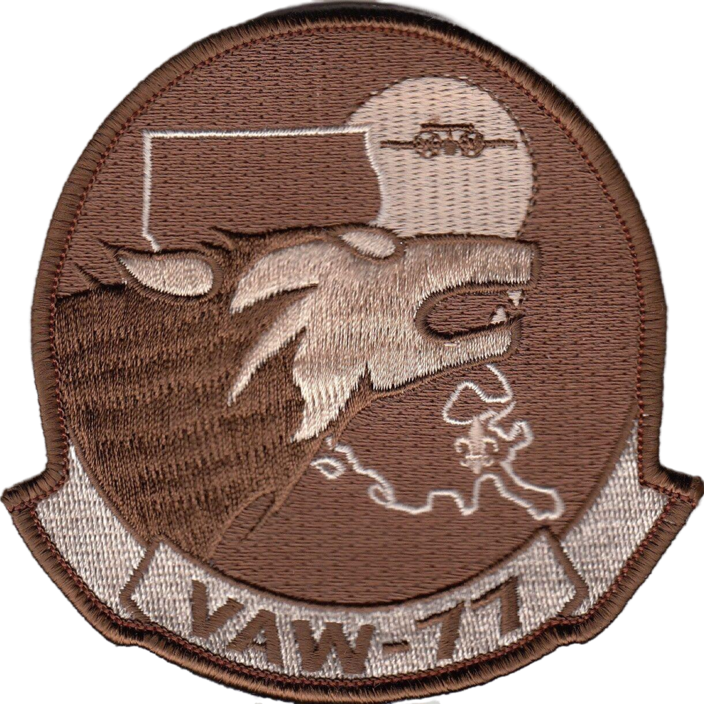 VAW-77 NIGHTWOLVES DESERT COMMAND CHEST PATCH - PatchQuest