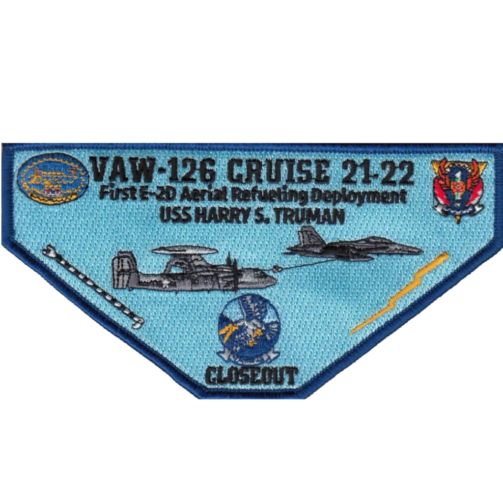 VAW-126 FIRST E-2D AERIAL REFUELING DEPLOYMENT - CRUISE 21-22 CLOSEOUT PATCH - PatchQuest