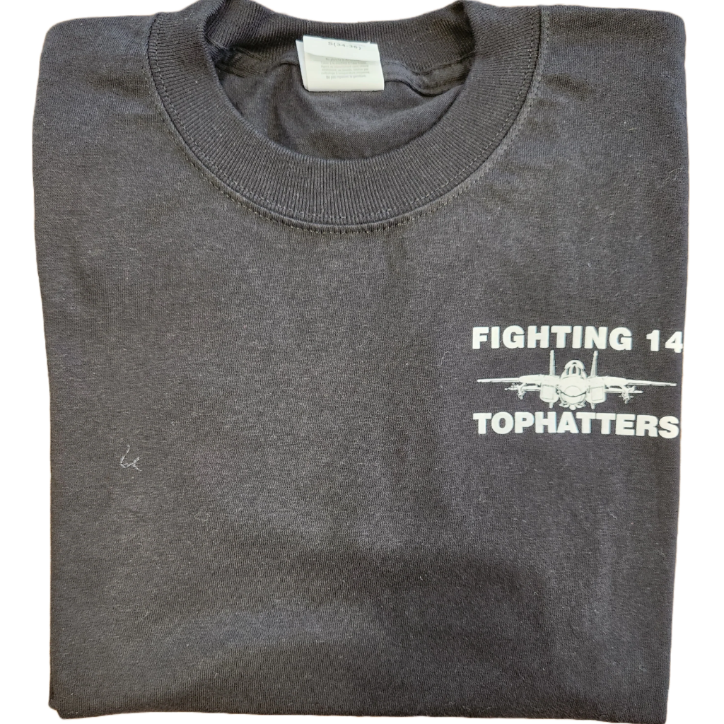VF-14 FIGHTING TOPHATTERS SKULL DUDE T-SHIRT - PatchQuest