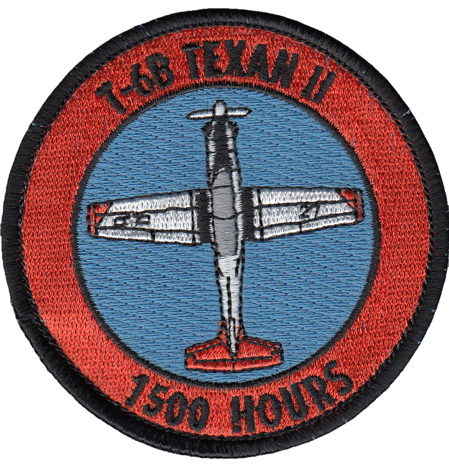 VT-27 T-6B TEXAN II 1500 HOURS SHOULDER PATCH - PatchQuest