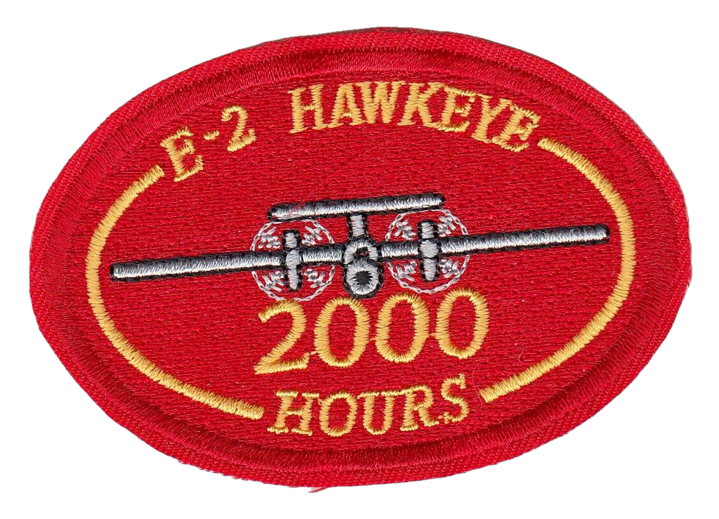 VAW-120 2000 HRS HAWKEYE OVAL PATCH [Item 120002] - PatchQuest