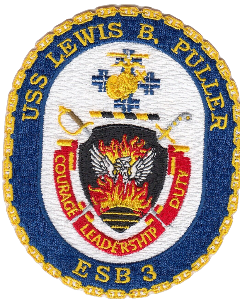 USS LEWIS B. PULLER COMMAND CHEST PATCH - PatchQuest