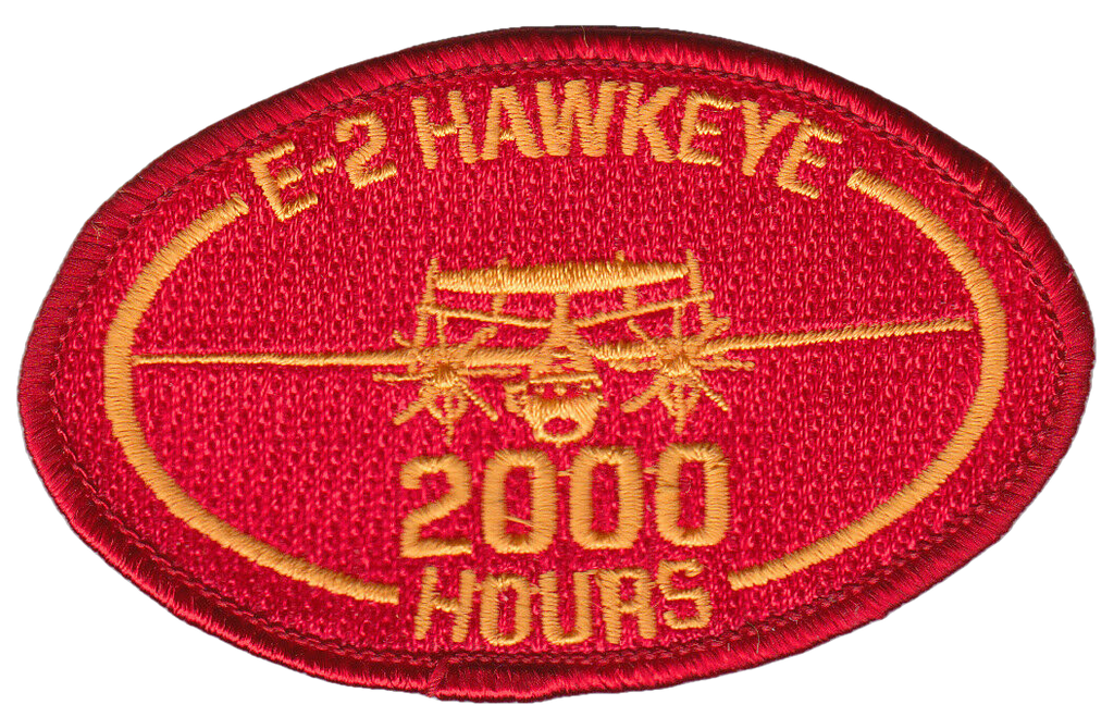 VAW-120 E-2 HAWKEYE 2000 HOURS OVAL PATCH [Item 120001] - PatchQuest
