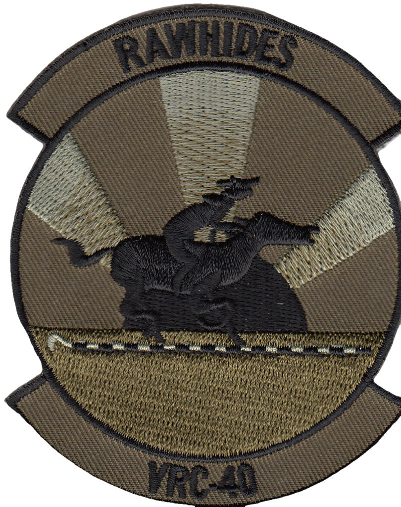 VRC-40 RAWHIDES OD GREEN / BLACK COMMAND CHEST PATCH - PatchQuest