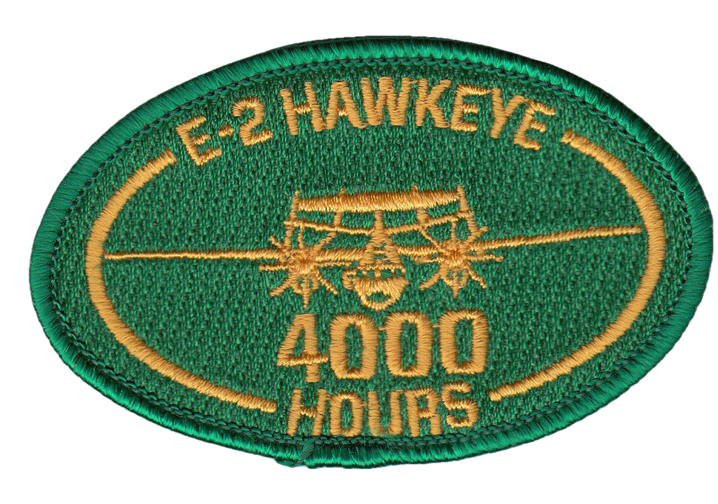 VAW-120 E-2 HAWKEYE 4000 HOURS OVAL PATCH [Item 120005] - PatchQuest