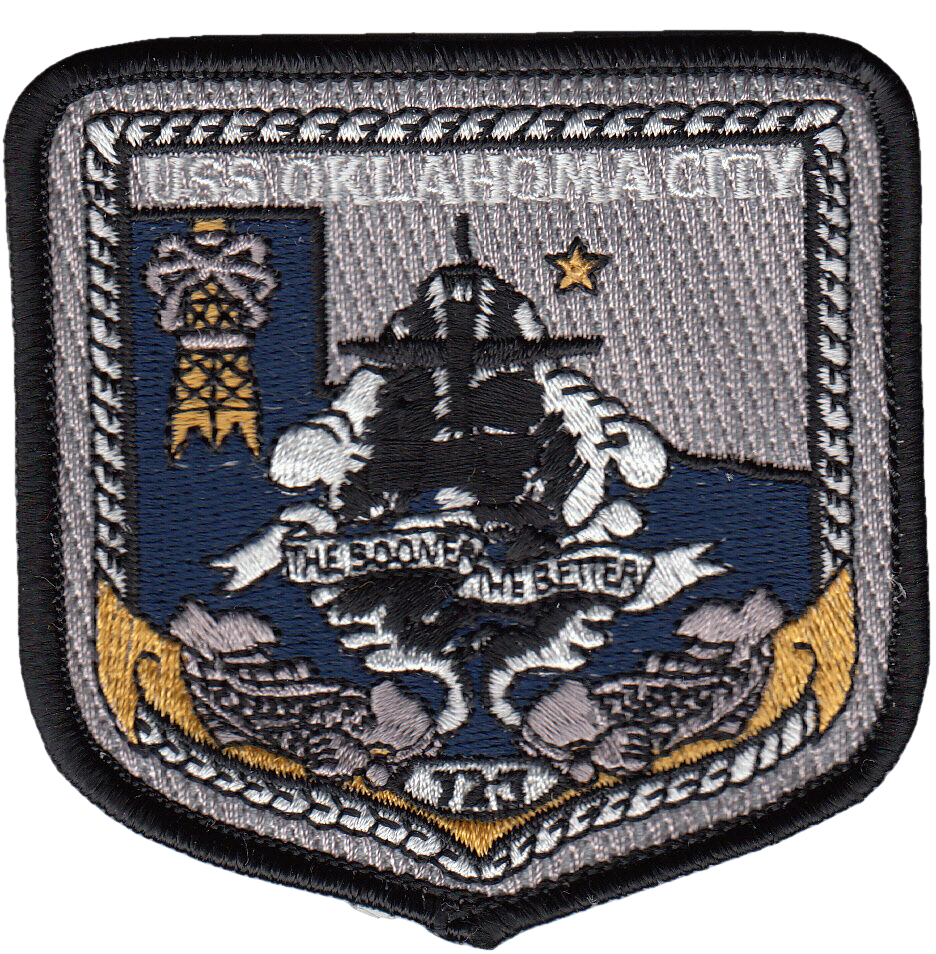 USS OKLAHOMA CITY SSN-723 SUBDUED PATCH - PatchQuest