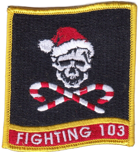 FIGHTING 103 COMMAND CHRISTMAS CHEST PATCH - PatchQuest