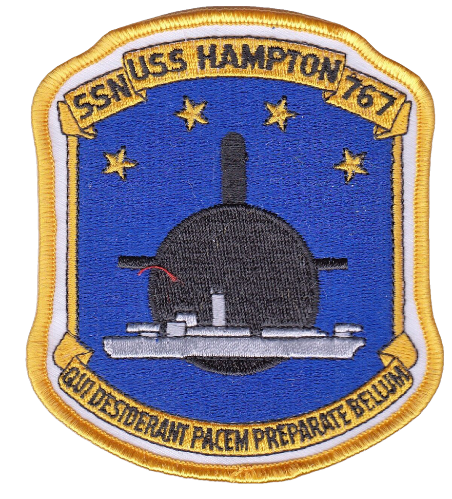 USS HAMPTON SSN-767 PATCH - PatchQuest