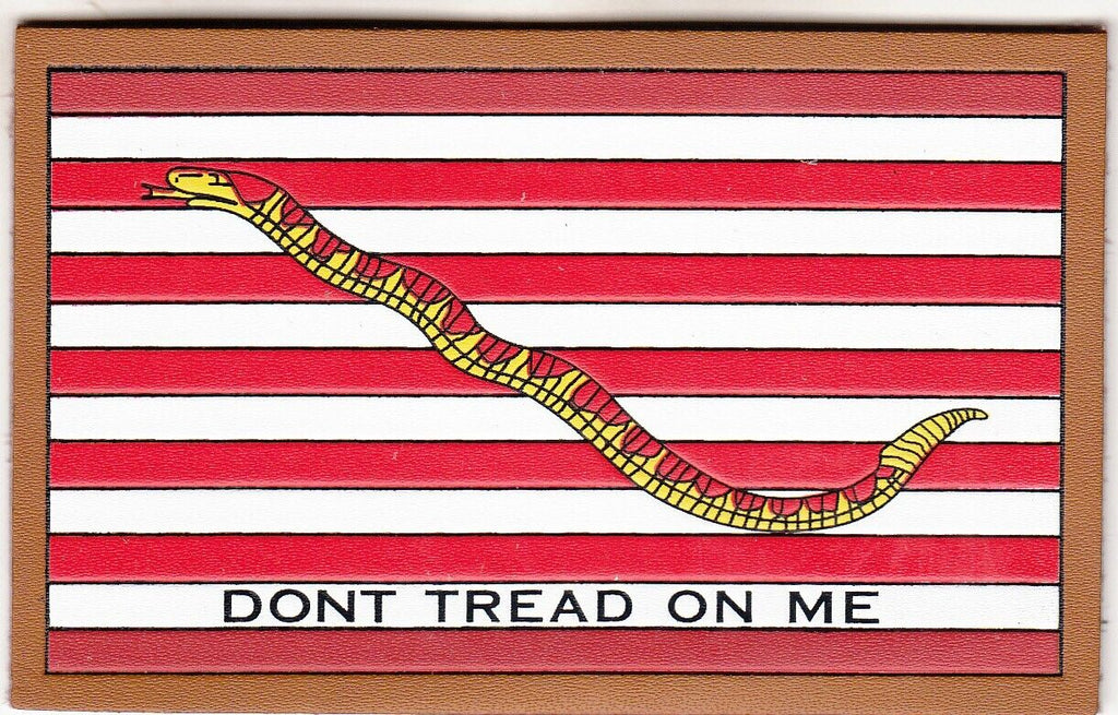 DON'T TREAD ON ME LEATHER FLAG PVC (SOFT RUBBER) PATCH - PatchQuest