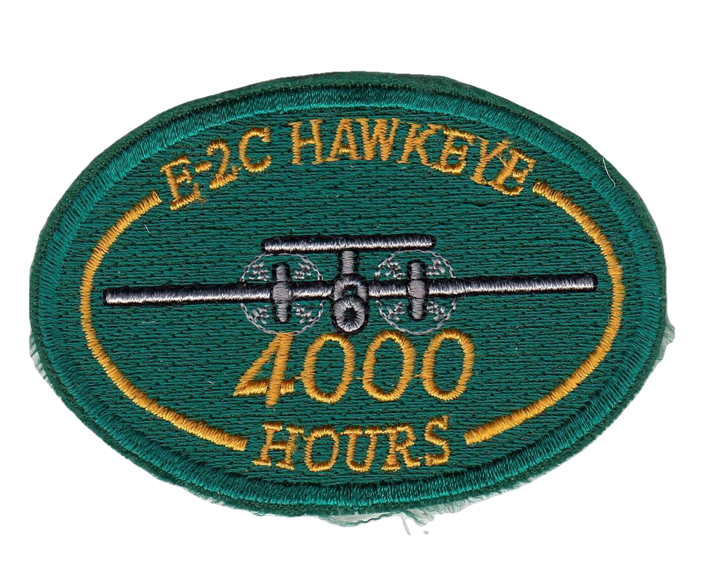 VAW-120 4000 HRS HAWKEYE OVAL PATCH [Item 120003] - PatchQuest