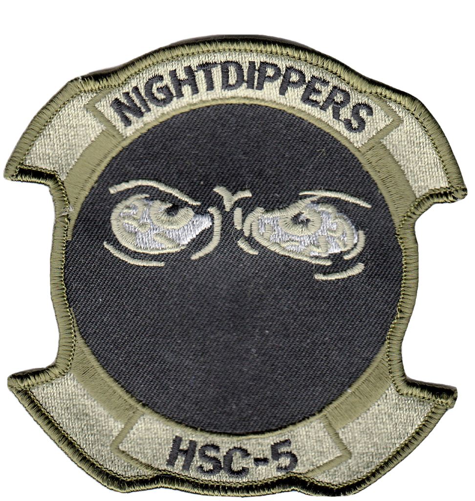 HSC-5 NIGHTDIPPERS OD GREEN COMMAND CHEST PATCH - PatchQuest