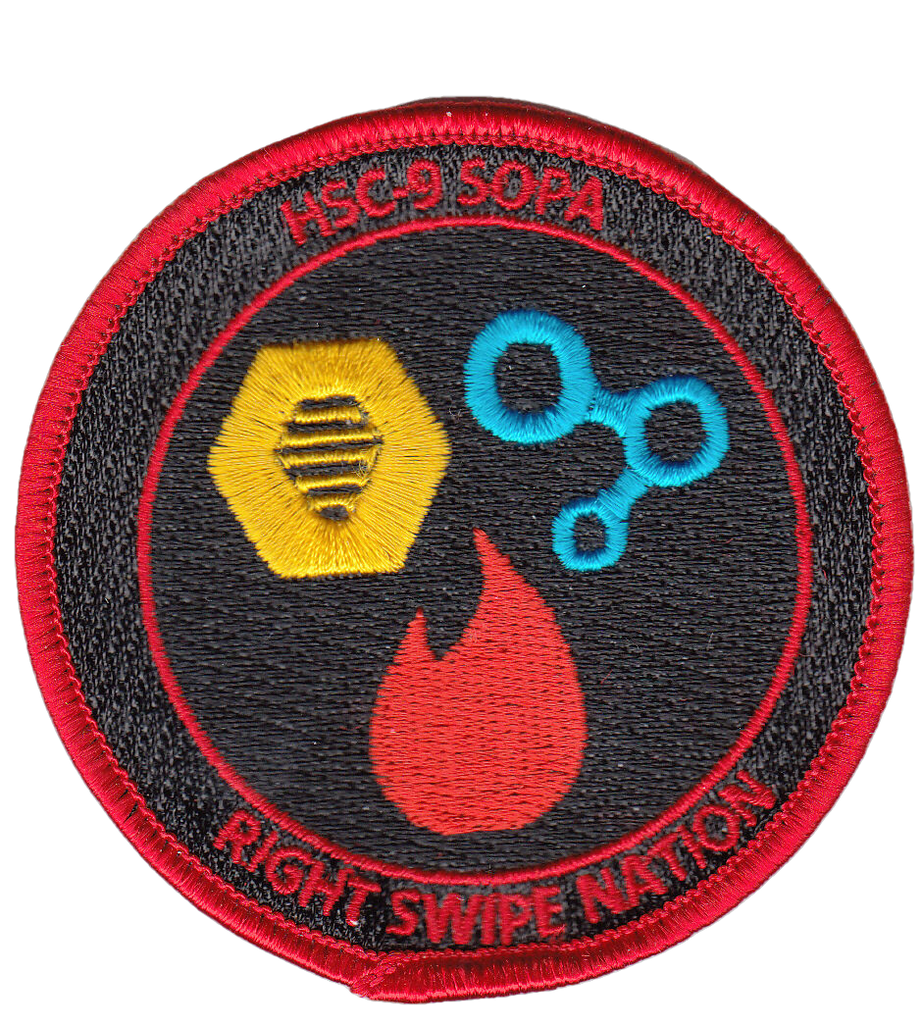 HSC-9 SOPA RIGHT SWIPE NATION SHOULDER PATCH - PatchQuest