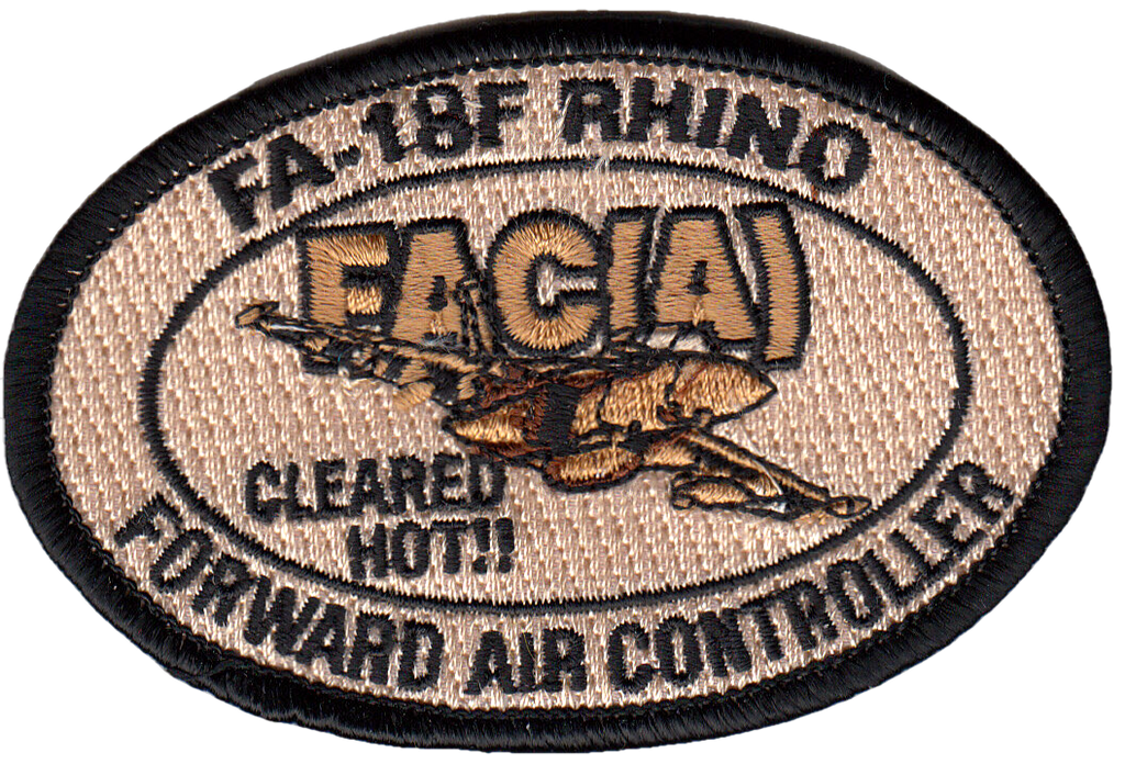 FA-18F RHINO FAC(A) DESERT SHOULDER PATCH - PatchQuest