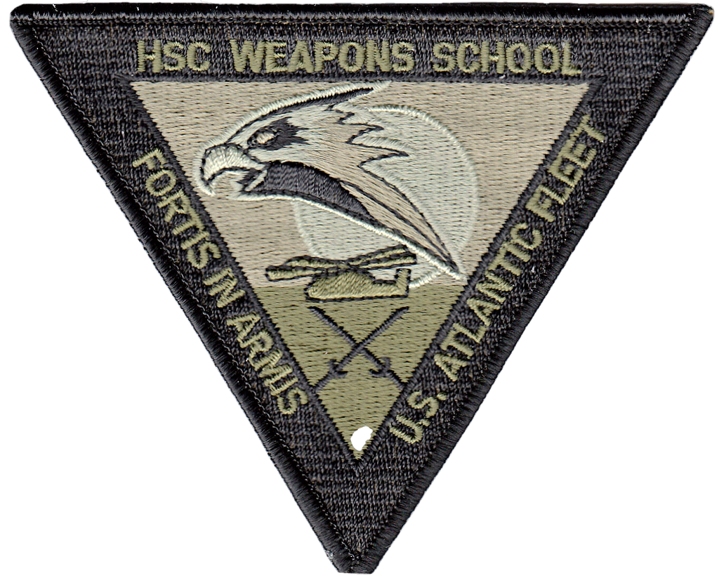HSC WEAPONS SCHOOL COMMAND OD GREEN / BLACK CHEST PATCH - PatchQuest