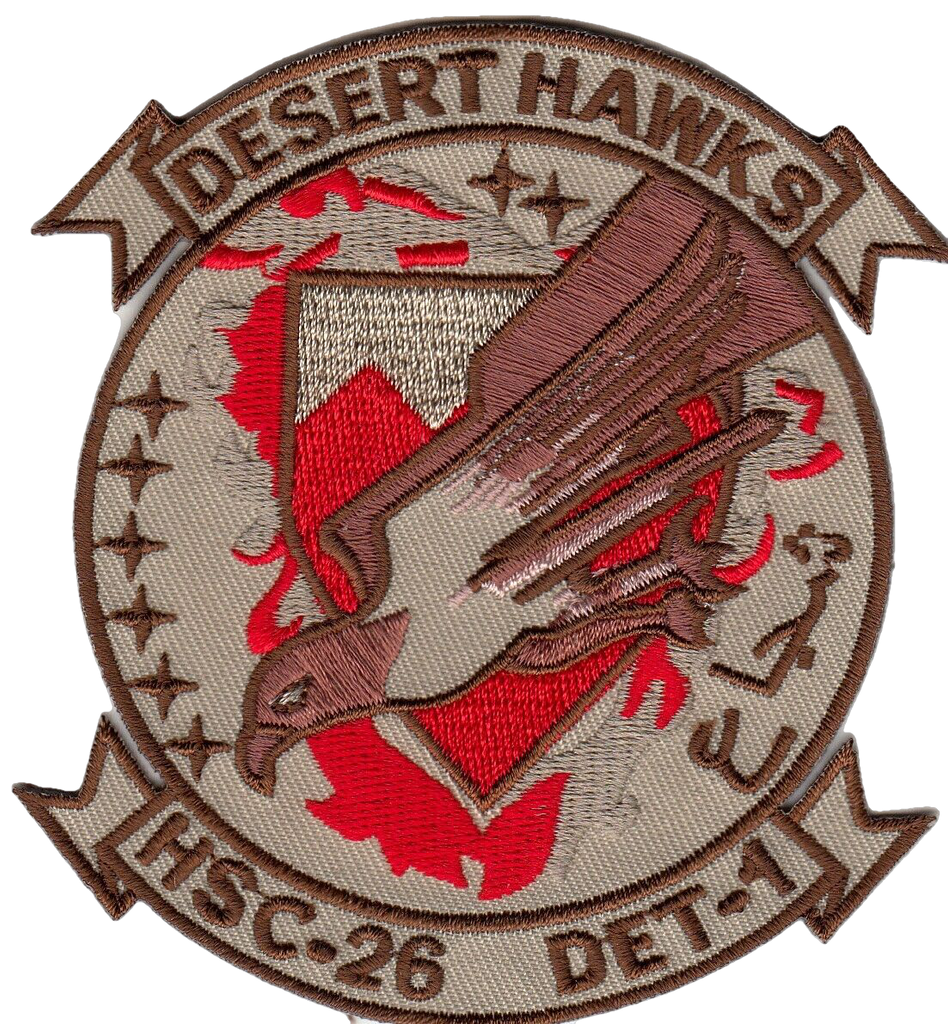 HSC-26 CHARGERS DESERT HAWKS DET-1 CHEST PATCH - PatchQuest