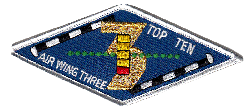 CARRIER AIR WING THREE TOP TEN PATCH - PatchQuest